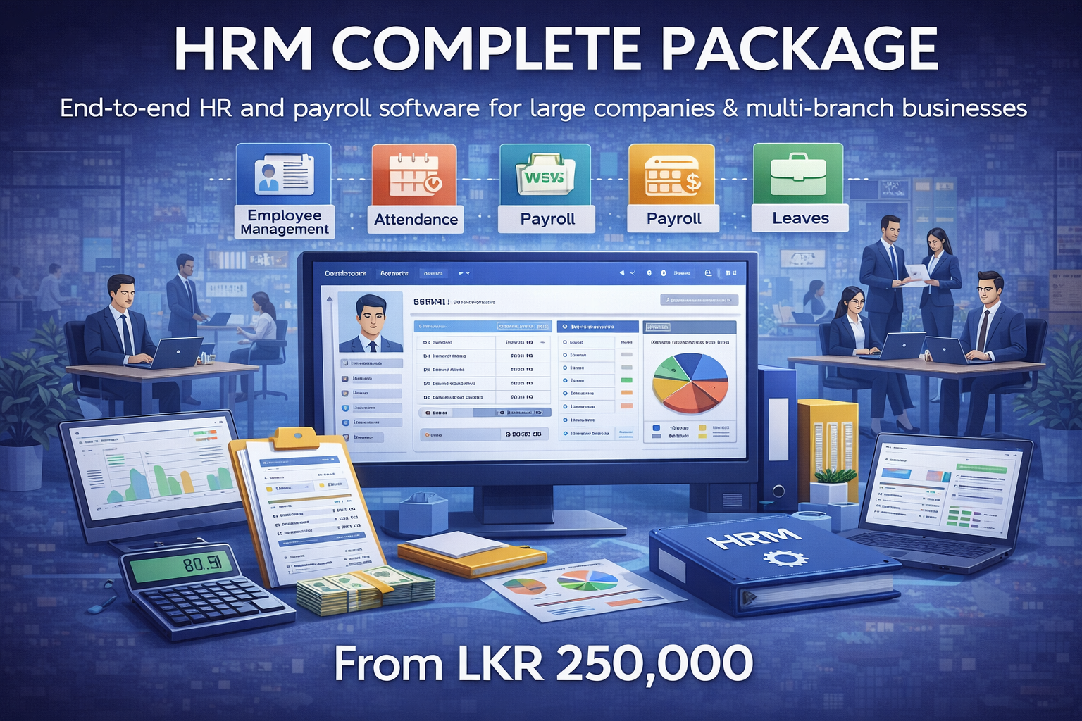 Enterprise HRM Software in Sri Lanka – Complete HR & Payroll Management Solution