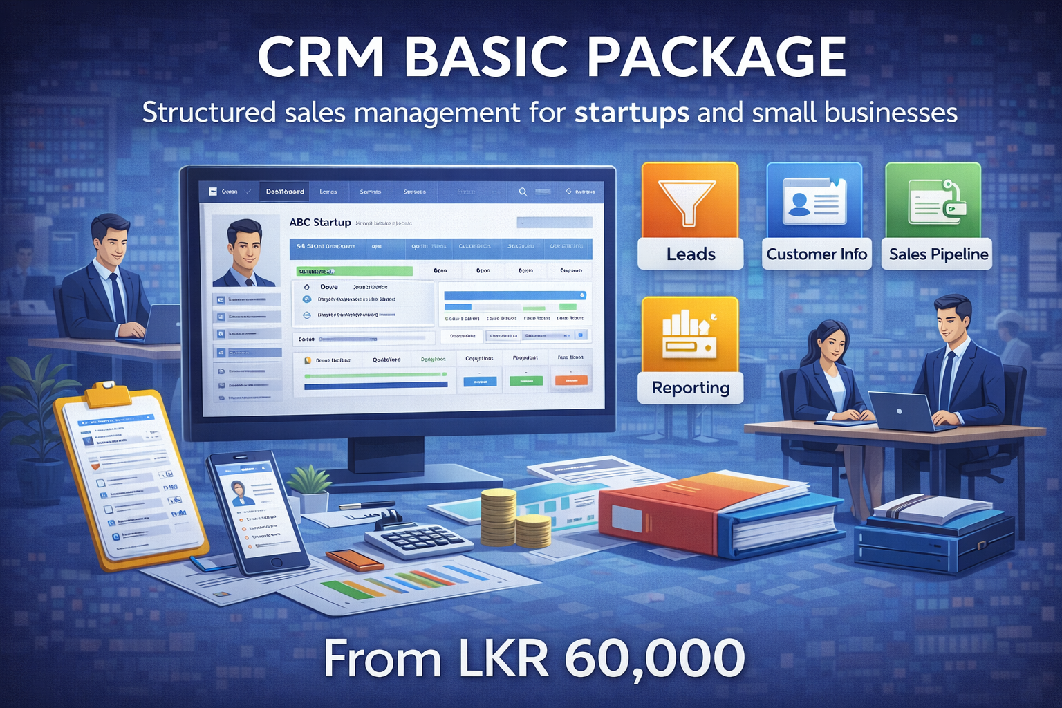 CRM Software in Sri Lanka – Basic CRM System for Small Businesses & Startups