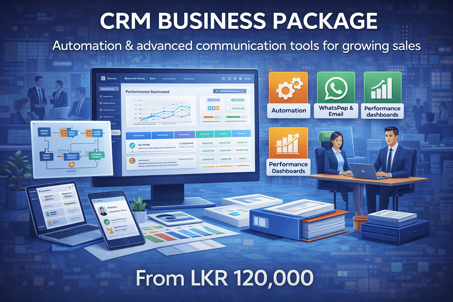 Advanced CRM Software in Sri Lanka – CRM Business Package for Growing Companies