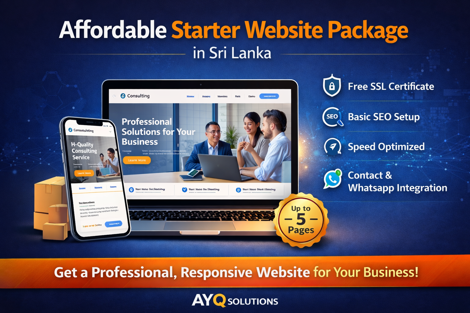 starter website package in sri lanka