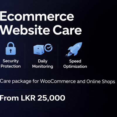 Ecommerce Website Maintenance Sri Lanka for WooCommerce security and daily monitoring